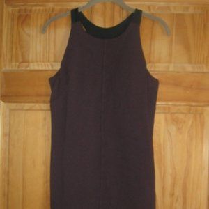 Athleta Burgundy/Black Dress with Built in Bra Top